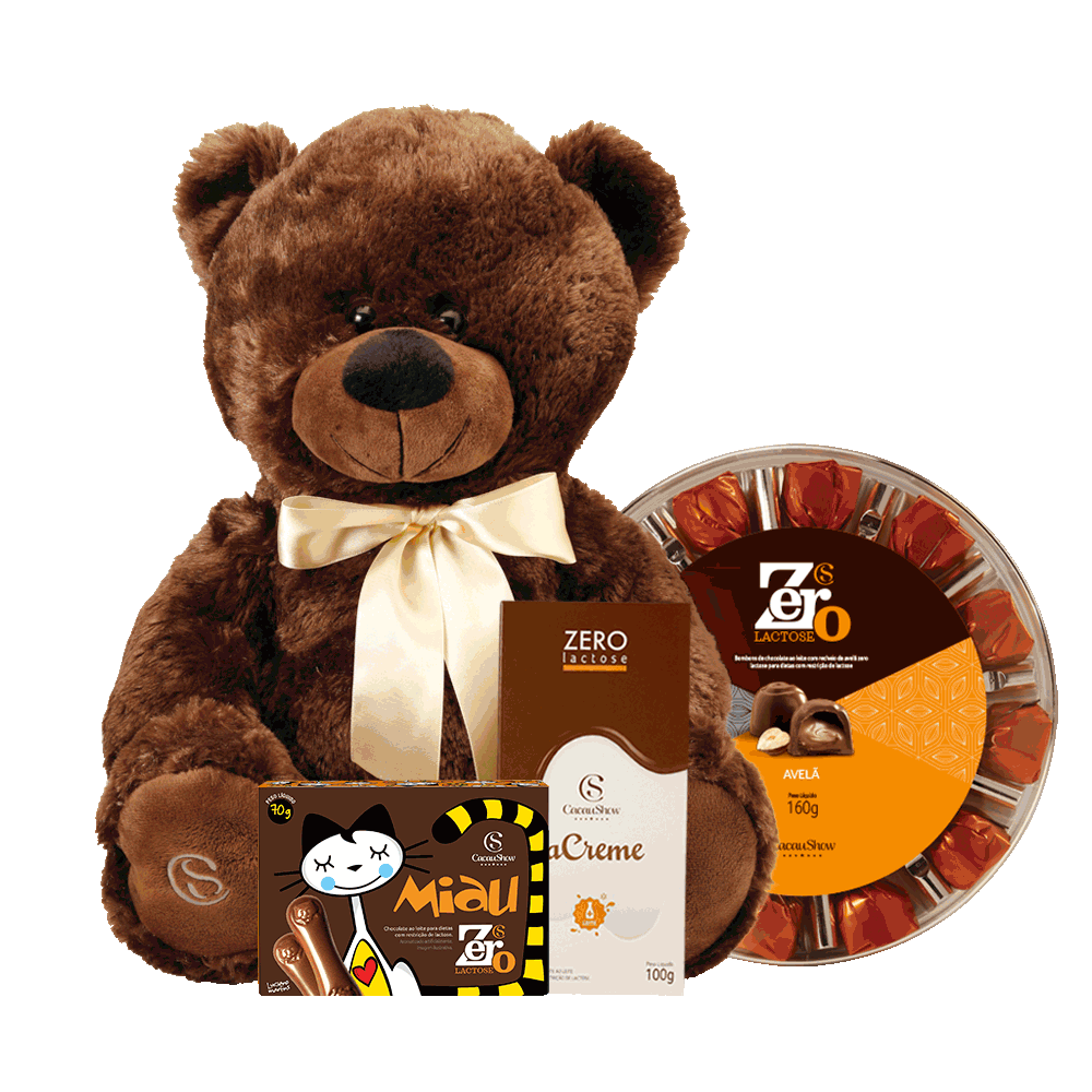 Kit Urso Marrom Zero Lactose, , large. image number 0