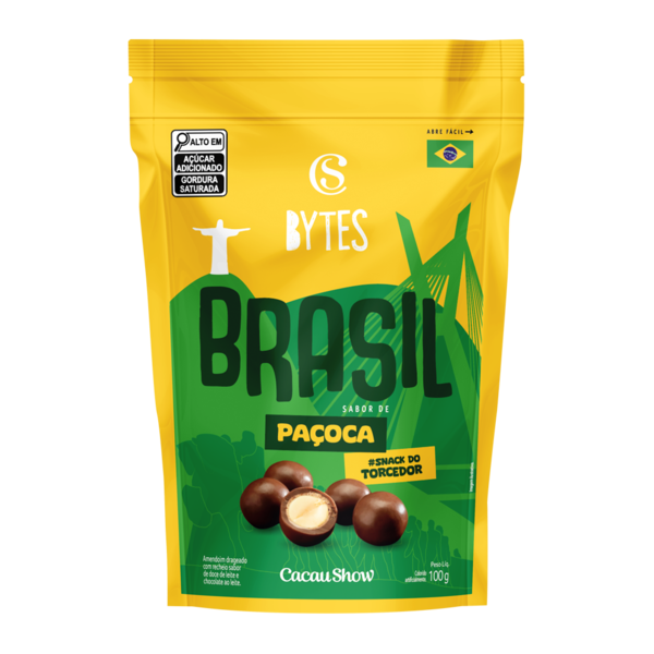 Drageado Bytes Brasil Pa&ccedil;oca 100g