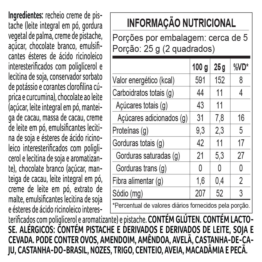 TABLETE LANUT PISTACHE 130G, , large. image number 1