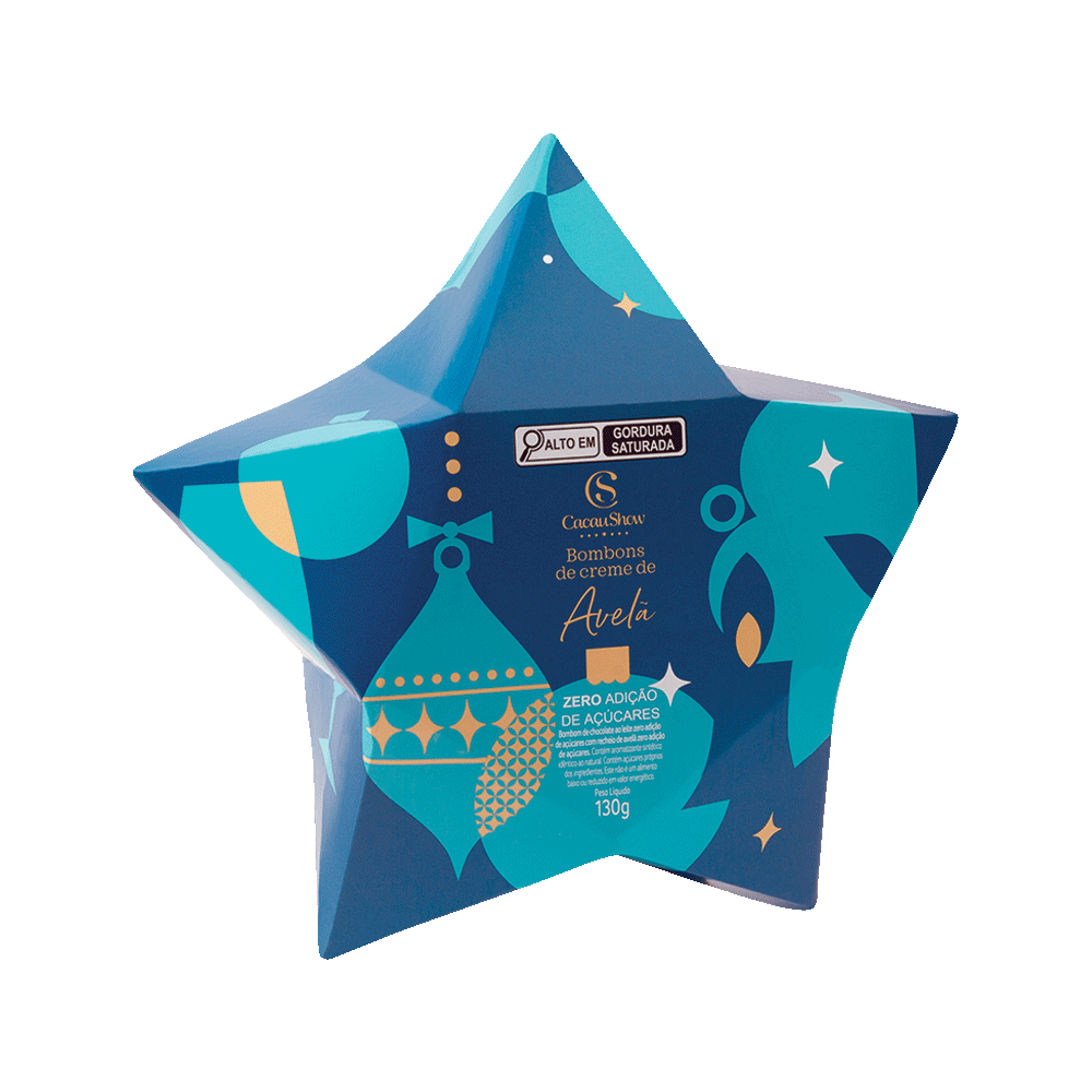 ESTRELA DE NATAL ZERO ADIÇÃO DE AÇÚCAR 130G, , large. image number 0