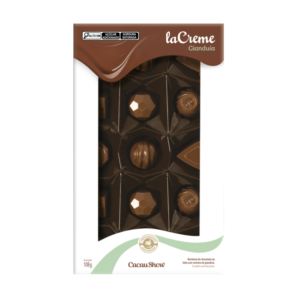 Caixa de Bombons laCreme Mini Show Gianduia 108g