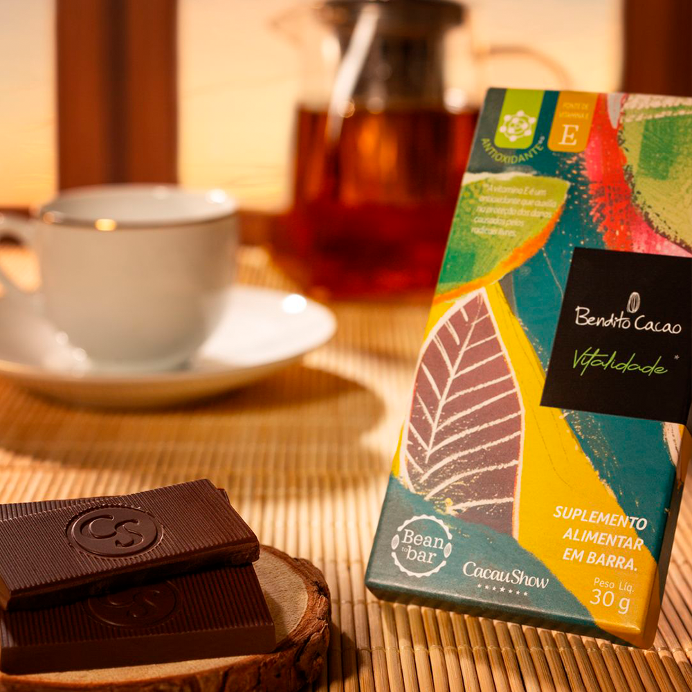 Tablete de Chocolate 70% Bendito Cacao Vitalidade 30g, , large. image number 1