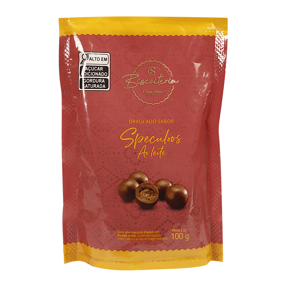 Drageado Biscoiteria Speculoos 100g, , large. image number 0