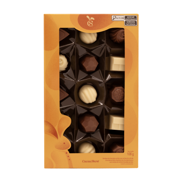 Caixa de Bombons Mini Show Classicos Sortidos 108g