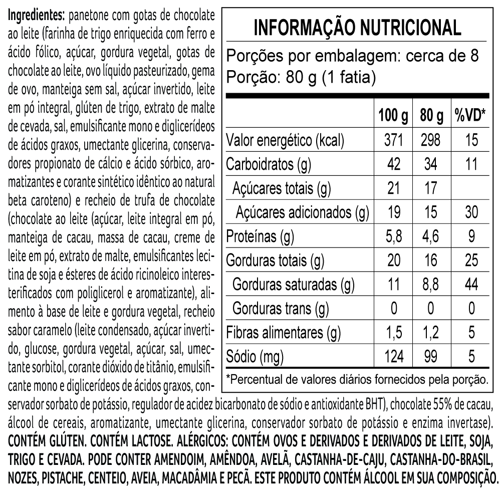PANETONE LACREME AO LEITE 650G, , large. image number 1