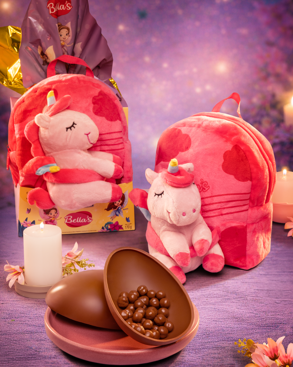 Ovo de P&aacute;scoa Pel&uacute;cia Bella's 170g, , large. image number 2