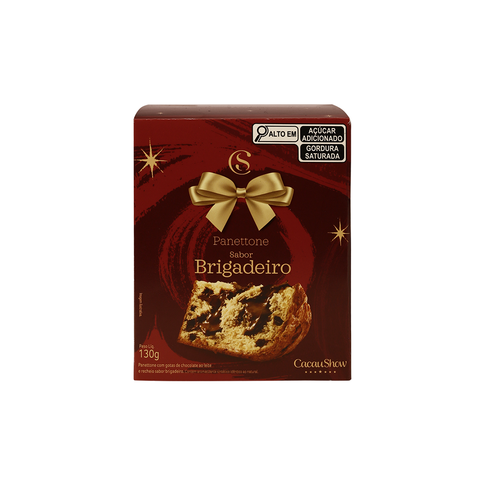 Mini Panetone com Recheio de Brigadeiro 130g null image number null