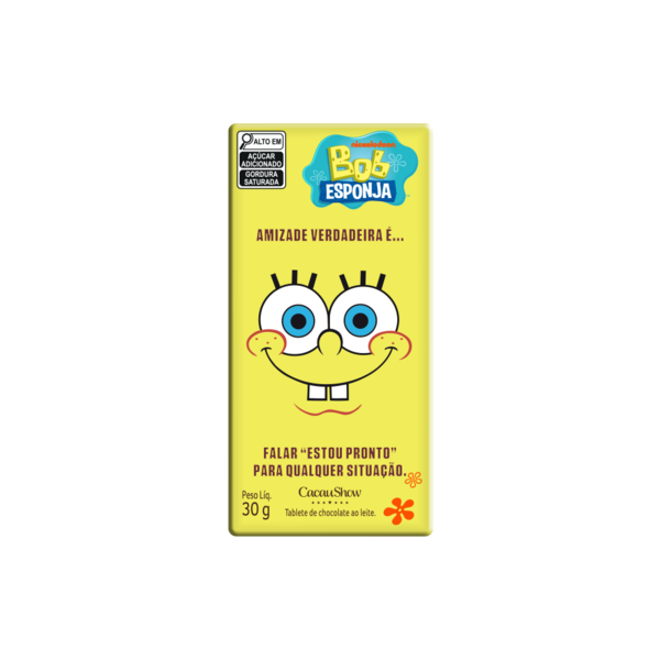 Tablete Turma Bob Esponja 30g