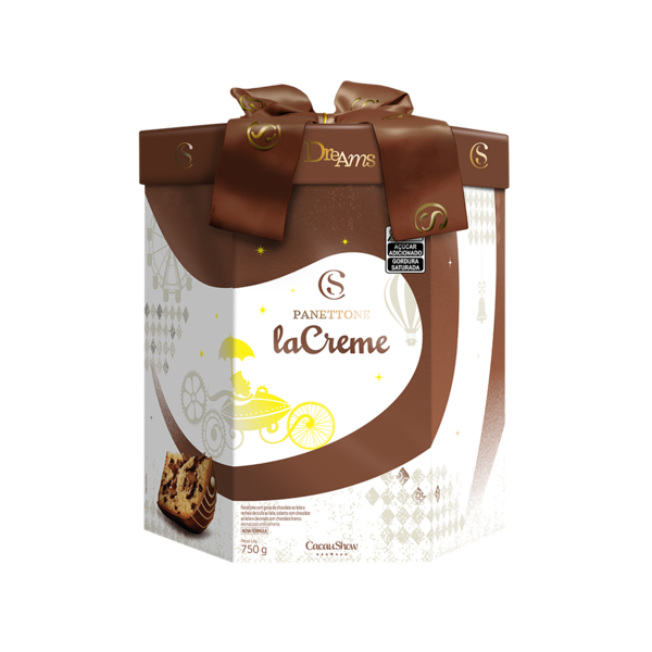 Panetone laCreme Premium ao Leite 750g