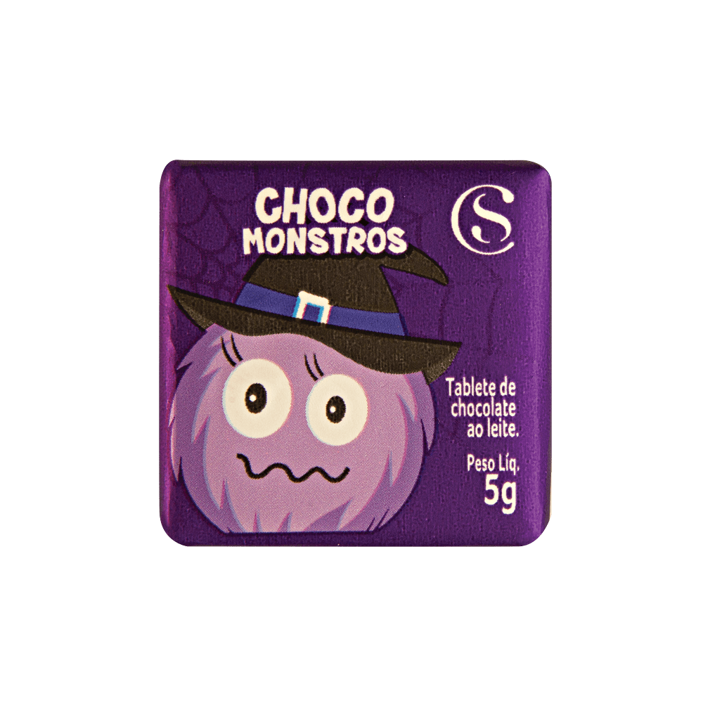 Tablete Halloween dos Chocomonstros Surpresa 5g, , large. image number 1