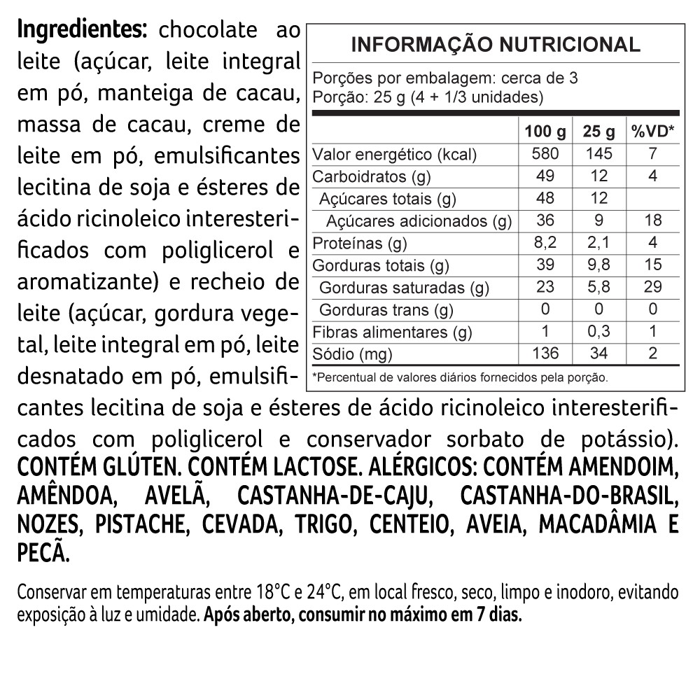 Tablete Miau de Chocolate ao Leite Recheado 70g, , large. image number 2