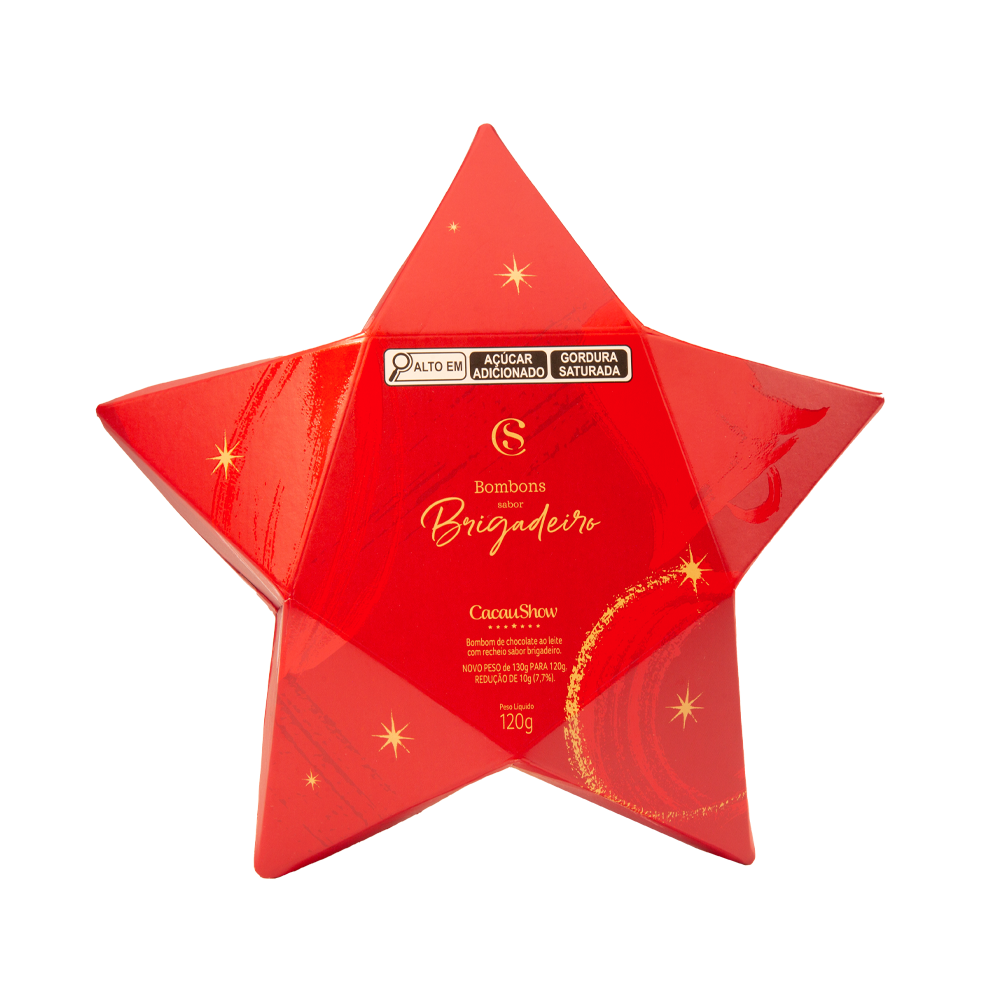 Estrela com Bombons ao Leite 120g, , large. image number 0