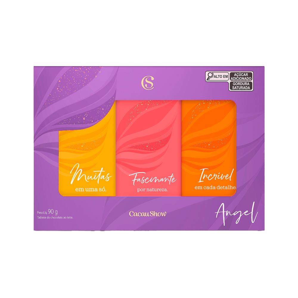 Caixa de Tabletes ao Leite Amor 120g, , large. image number 0