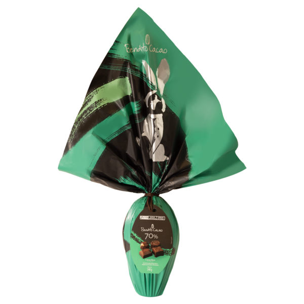 Ovo de Páscoa Bendito Cacao Chocolate 70% 348g