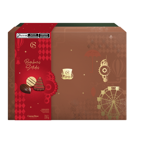 Caixa Cenário de Natal 220g Caixa Cenário de Natal 220g