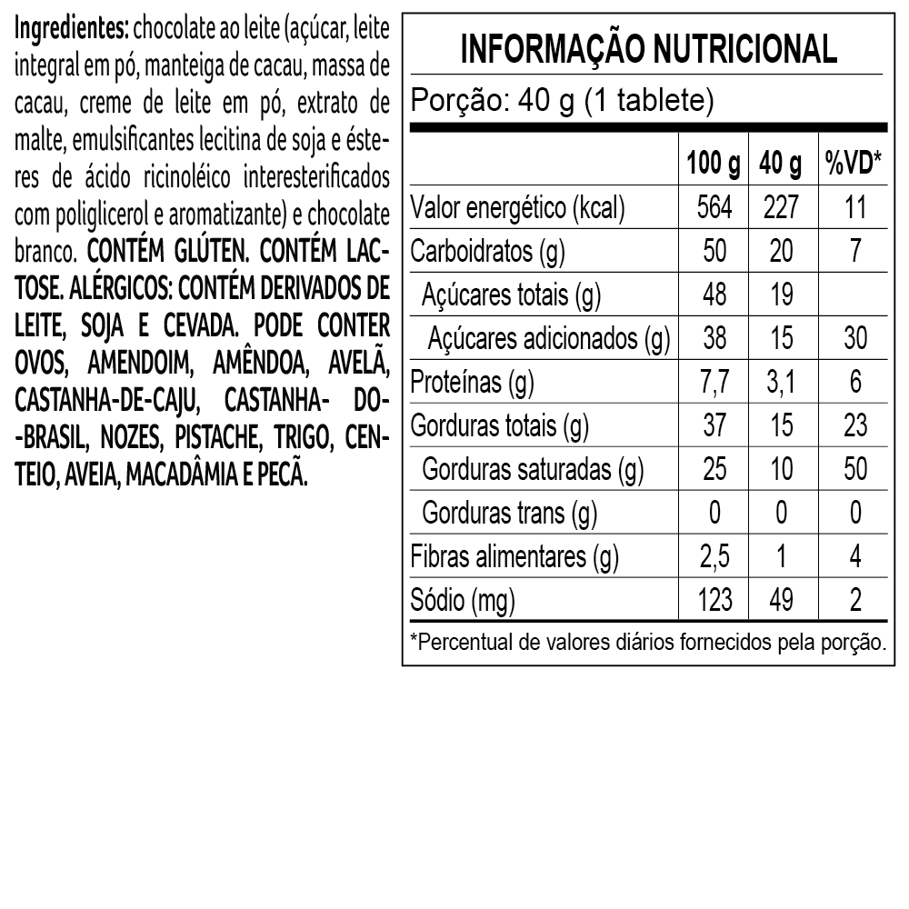 Tablete ao Leite Chocoarte Cacau Magia 40g, , large. image number 1
