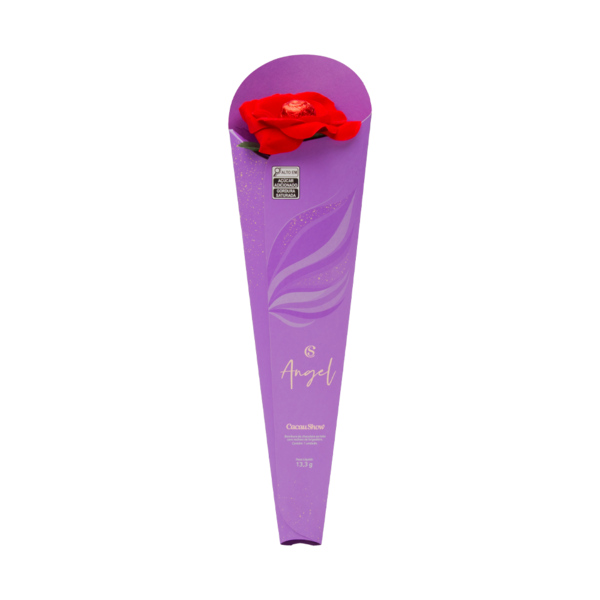 Bot&atilde;o de Rosa Angel Chocolate ao Leite 13,3g